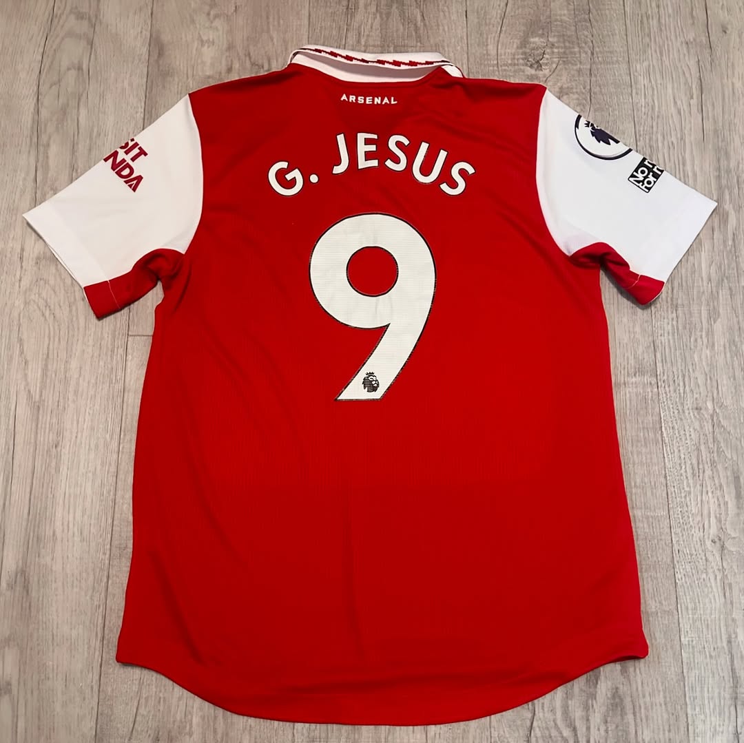 Gabriel Jesus Match Worn Shirt 01/04/2023