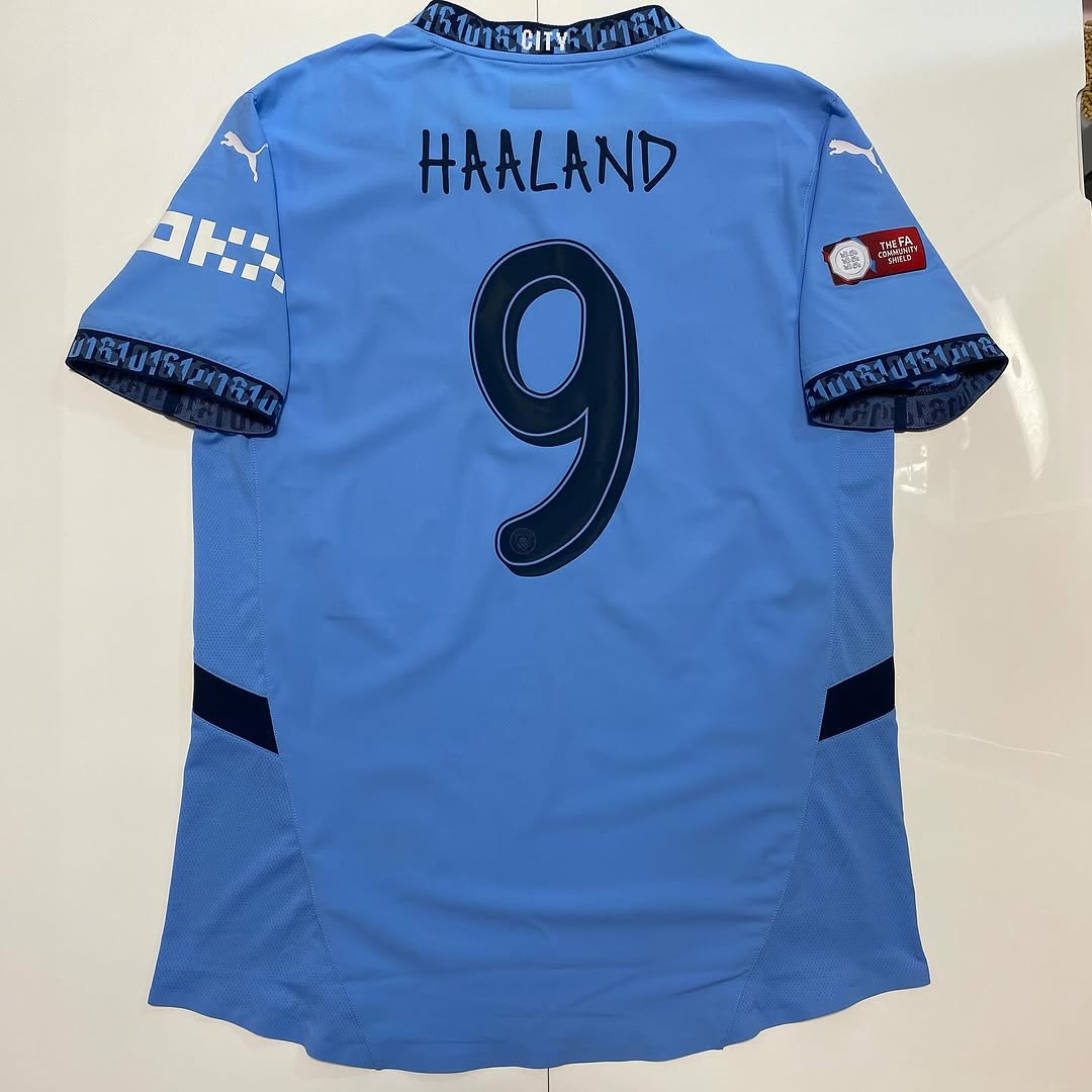 Erling Haaland Match Worn Shirt 10/08/2024