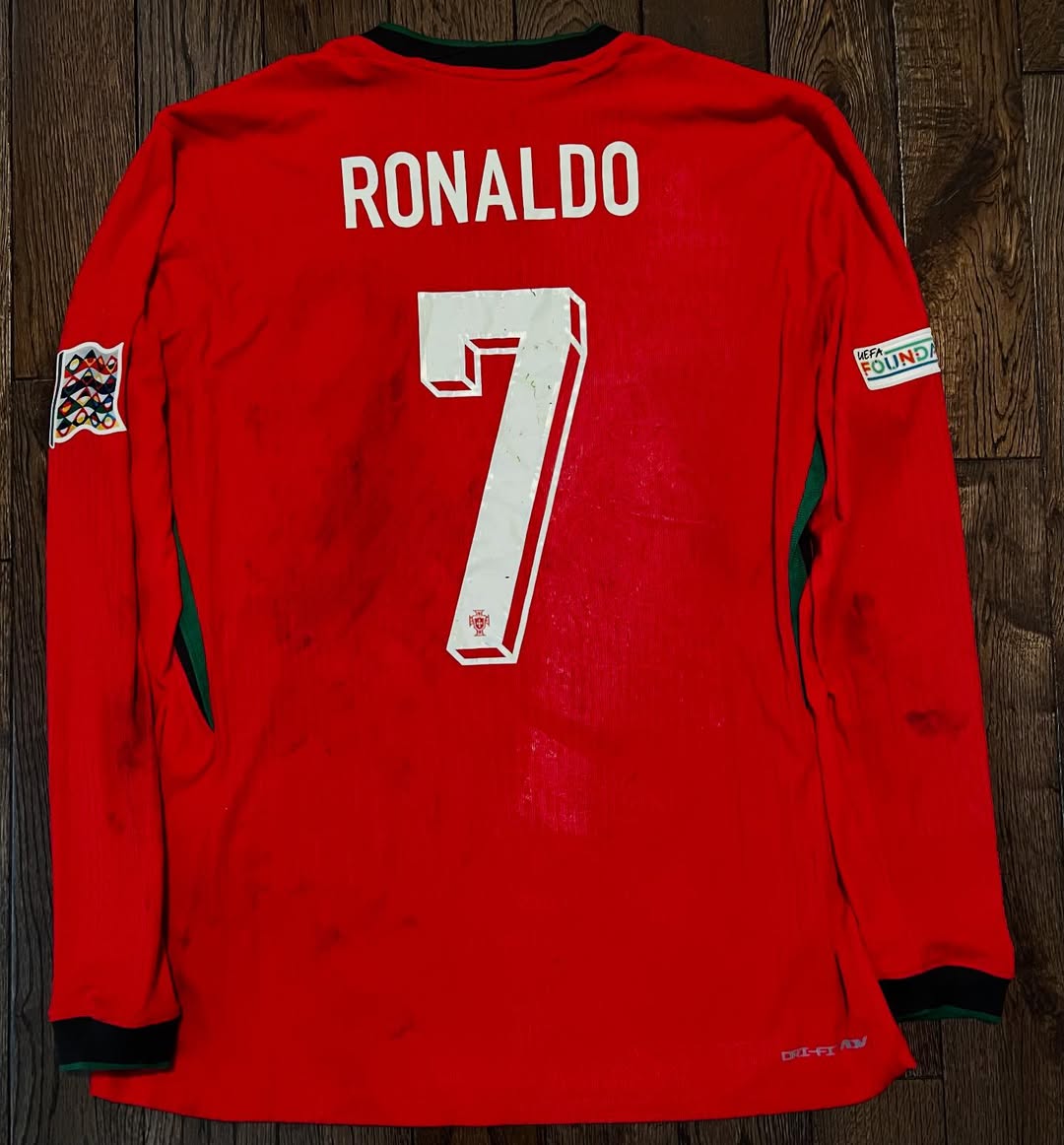 Cristiano Ronaldo Match Worn Shirt 15/11/2024