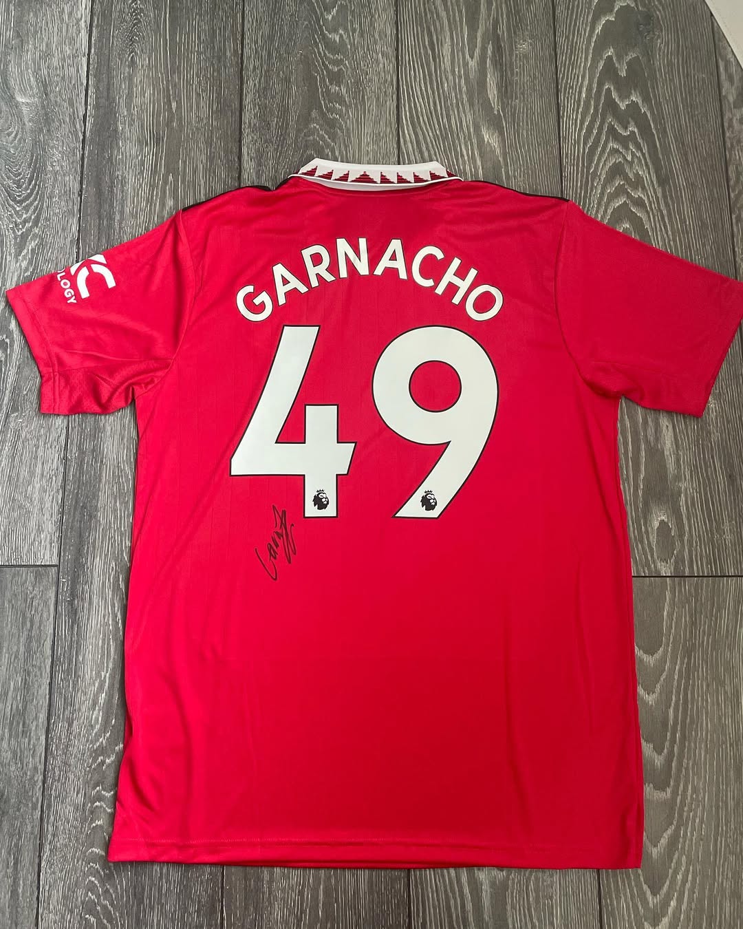 Alejandro Garnacho Match Worn Shirt 13/11/2022